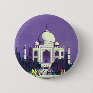Badge Rond 5 Cm Agra ~ Taj Mahal