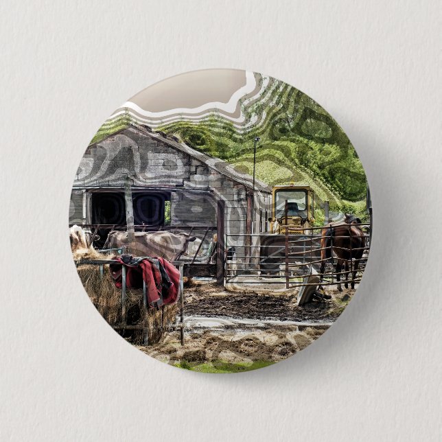 BADGE ROND 5 CM AGRICULTURE (Devant)