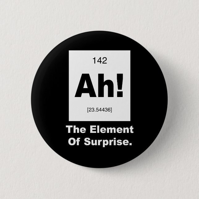 Badge Rond 5 Cm Ah ! L'effet de surprise (Devant)