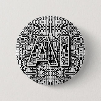 Badge Rond 5 Cm AI Chip Art