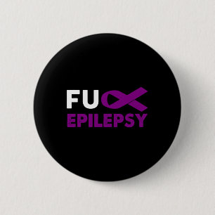 Badge Rond 5 Cm Aide à la sensibilisation à l'épilepsie Fck Surviv