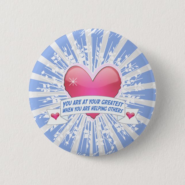Badge Rond 5 Cm Aider les autres (Devant)