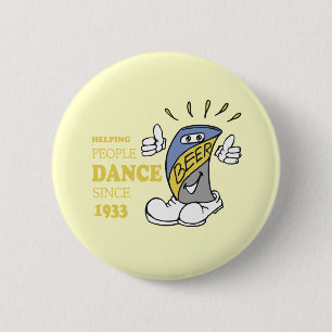 BADGE ROND 5 CM AIDER LES GENS À DANSER
