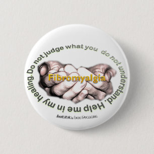 Badge Rond 5 Cm Aidez-moi dans ma guérison