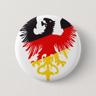 Badge Rond 5 Cm Aigle allemand