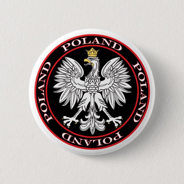 Badge Rond 5 Cm Aigle polaire (Devant)