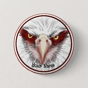 Badge Rond 5 Cm Aigle USA