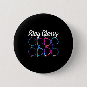 Badge Rond 5 Cm Aiguille Optométrique Optométriste Optique Gly