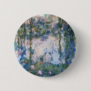 Badge Rond 5 Cm Ail Lilies Eau Lilies Beaux Art Spoof