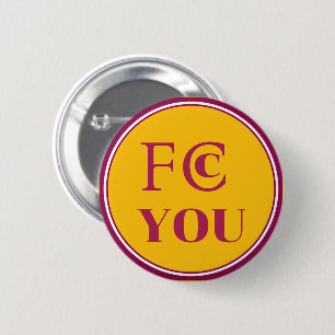 Badge Rond 5 Cm Aimant pour réfrigérateur FCC YOU