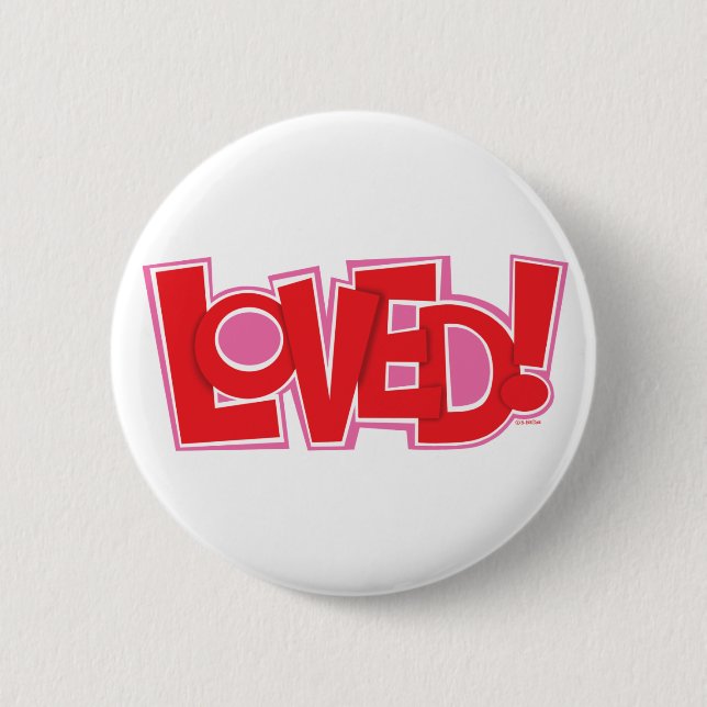 BADGE ROND 5 CM AIMÉ ! (Devant)