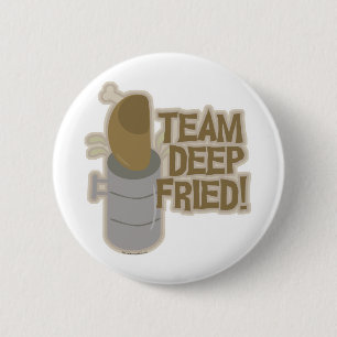 Badge Rond 5 Cm Aimer Deep Fried Turquie Thanksgiving Food