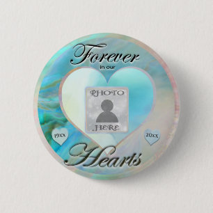 Badge Rond 5 Cm Ajouter un mémorial personnalisé photo