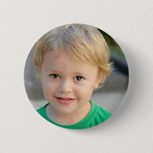 Badge Rond 5 Cm Ajouter votre photo personnalisée
