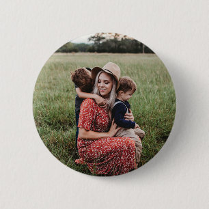 Badge Rond 5 Cm Ajoutez votre photo unique
