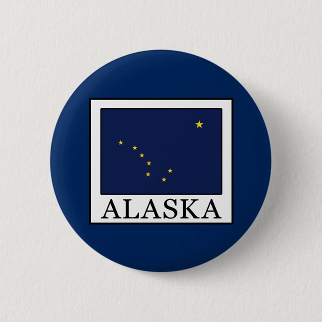 Badge Rond 5 Cm Alaska (Devant)