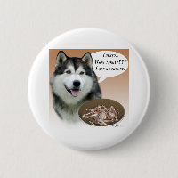 Alaskan Malamute Turquie - Bouton