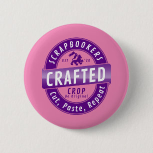 Badge Rond 5 Cm Album de découpage Cropper