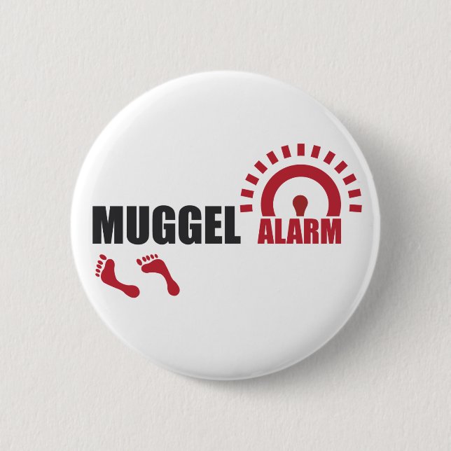 Badge Rond 5 Cm Alerte mugélienne (Devant)