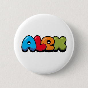 Badge Rond 5 Cm Alex