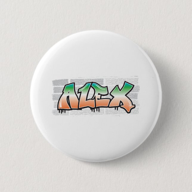Badge Rond 5 Cm alex.ai (Devant)
