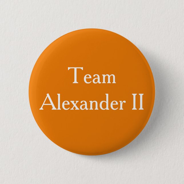 Badge Rond 5 Cm Alexandre II, Roi des Écossais (Devant)