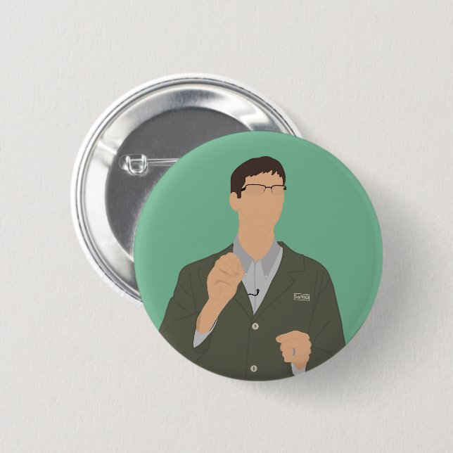 Badge Rond 5 Cm Algues (Devant & derrière)