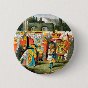 Badge Rond 5 Cm Alice à Wonderland