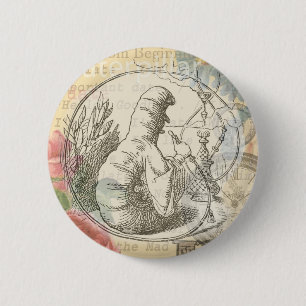 Badge Rond 5 Cm Alice au pays des merveilles