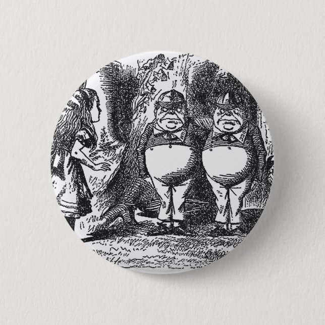 Badge Rond 5 Cm Alice au pays des merveilles (Devant)