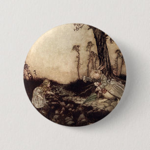 Badge Rond 5 Cm Alice au pays des merveilles