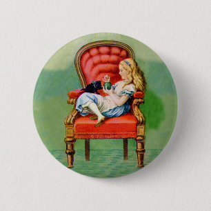 BADGE ROND 5 CM ALICE & SON CHAT, DINAH