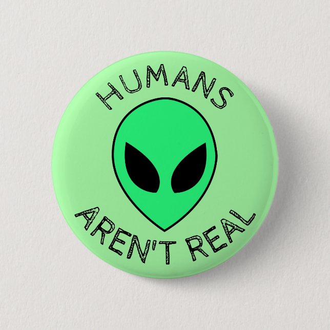 Badge Rond 5 Cm Alien (Devant)