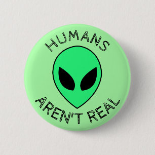 Badge Rond 5 Cm Alien