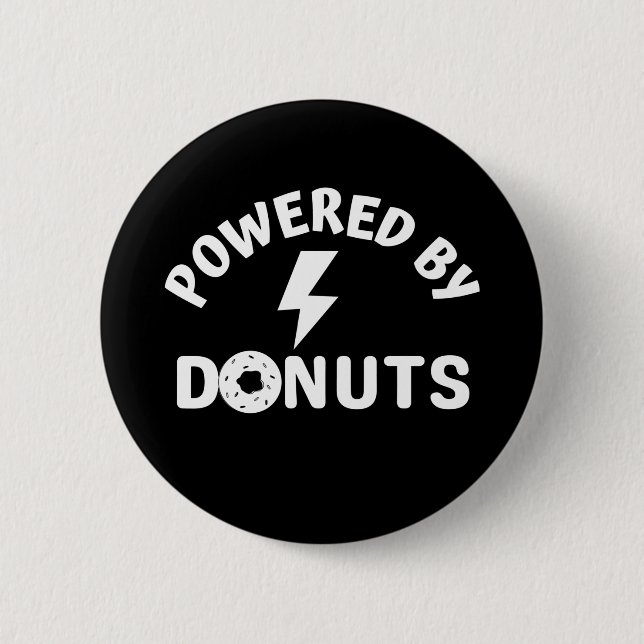 Badge Rond 5 Cm alimenté par des beignes (Devant)