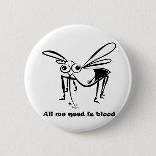 Badge Rond 5 Cm all we need is blood