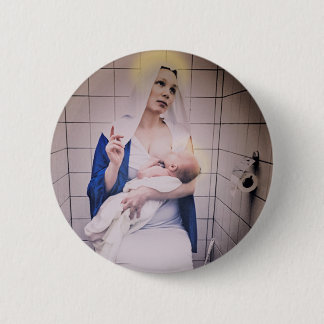 Badge Rond 5 Cm Allaiter Mary