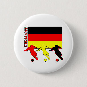 Badge Rond 5 Cm Allemagne du football