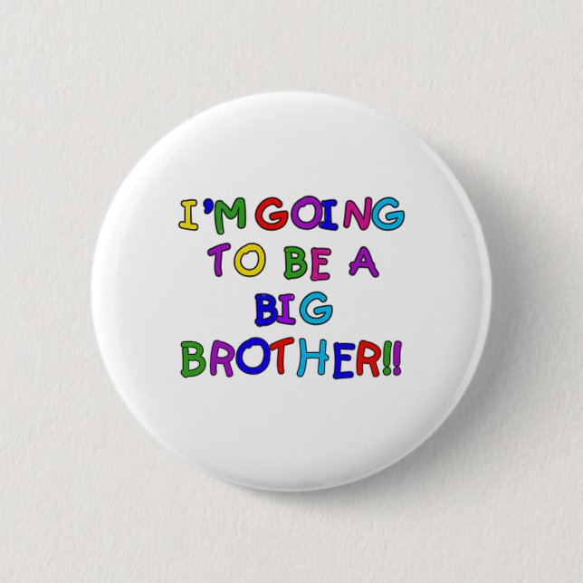Badge Rond 5 Cm Aller être un frère (Devant)