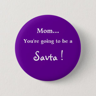 Badge Rond 5 Cm Aller être un Savta !