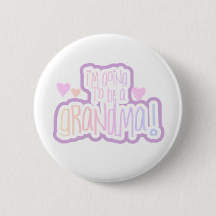 Badge Rond 5 Cm Aller être une grand-maman