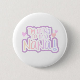 Badge Rond 5 Cm Aller rose être Nana