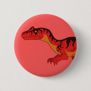 Badge Rond 5 Cm Allosaurus