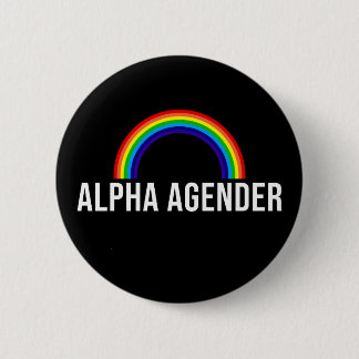 Badge Rond 5 Cm Alpha Agender