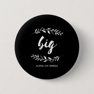 Badge Rond 5 Cm Alpha guirlande d'Omega   de Chi grande