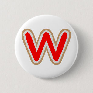 BADGE ROND 5 CM ALPHABET DE WWW ALPHAW