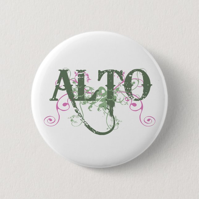 Badge Rond 5 Cm Alto doux (Devant)