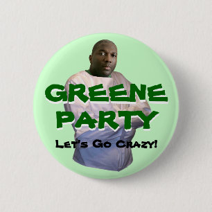 Badge Rond 5 Cm Alvin Greene : Partons fous !