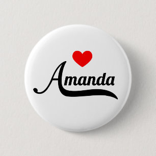 Badge Rond 5 Cm Amanda