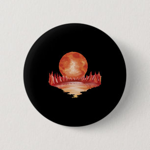 Badge Rond 5 Cm Amant de la pleine lune